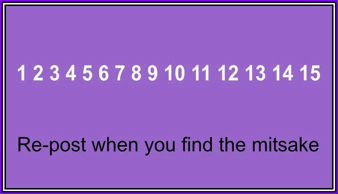 Find mistake puzzle