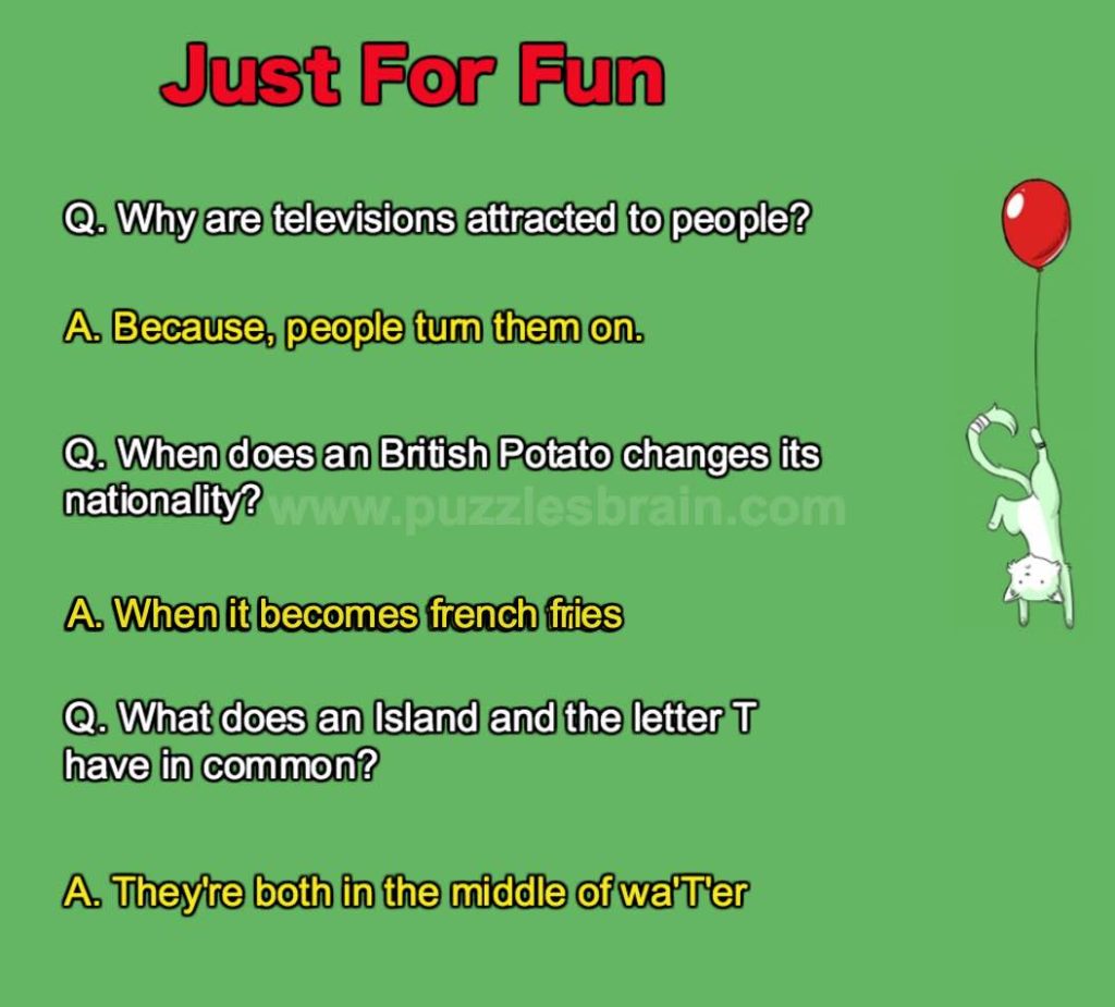 Whatsapp Fun - Funny Riddles for friends - Puzzles, Riddles and Brainteasers
