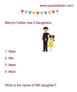 Marys-fathers-fifth-daughter-name-riddle