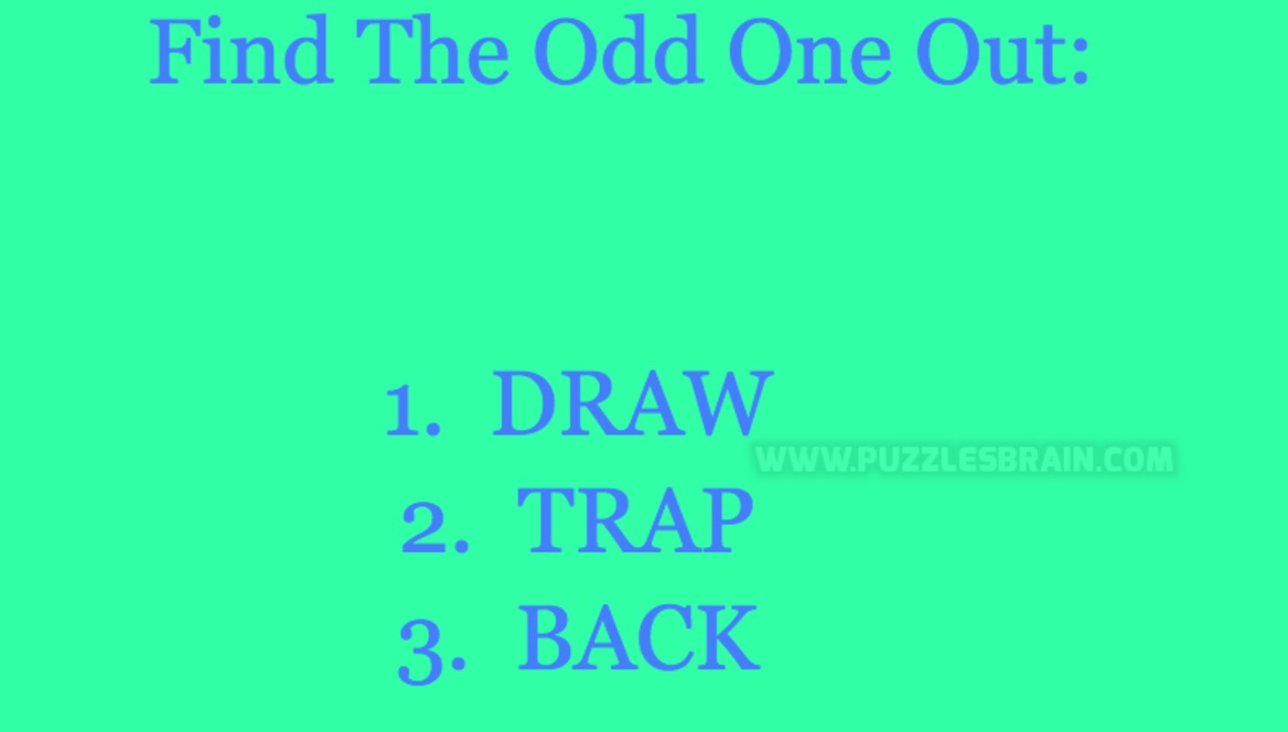  find-odd-one-out-draw-back-snip-trap